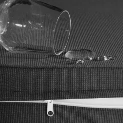 tectake Wicker lounge Bellaria met aluminium frame, Grijs