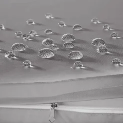 tectake Wicker loungesofa Corfu, Zwart / Grijs