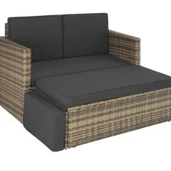 tectake Wicker loungesofa Corfu, Natuur