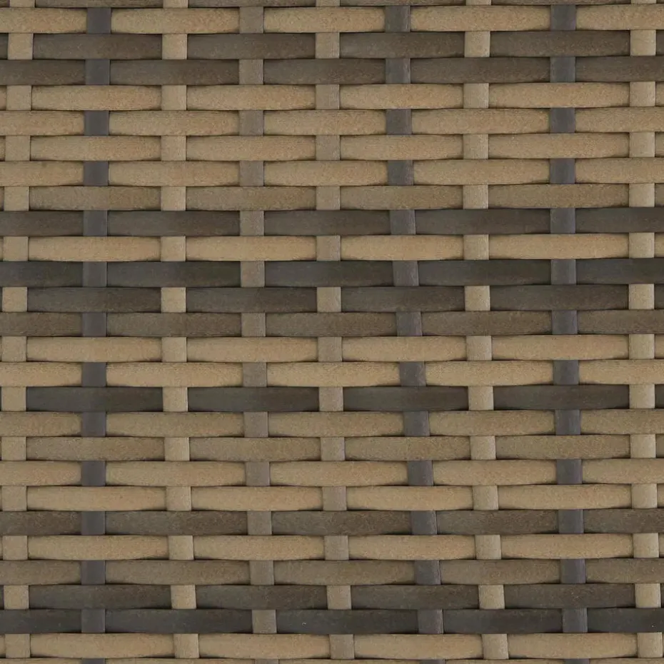 tectake Wicker tuinset Lausanne 2+1 - Natuur