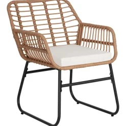 tectake Wicker zitgroep Molfetta XL voor 4 personen, Natuur