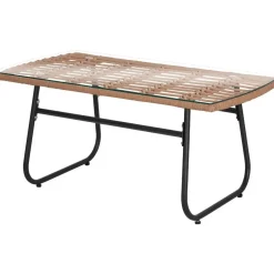 tectake Wicker zitgroep Molfetta XL voor 4 personen, Natuur