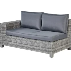 TEGLIO - Loungeset 9-zits - Grijs - Kunstrotan