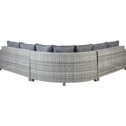 TEGLIO - Loungeset 9-zits - Grijs - Kunstrotan