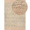 TELLIKAYA - Loper vloerkleed - Groen/Beige - 160 x 230 cm - Jute
