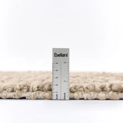 TELLIKAYA - Loper vloerkleed - Groen/Beige - 160 x 230 cm - Jute