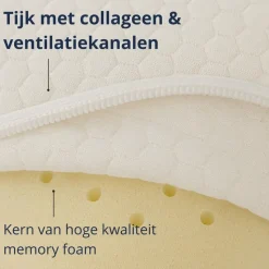 Ten Cate anti age hoofdkussen - traagschuim - 60x70 cm