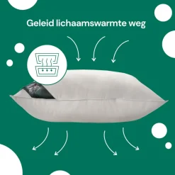 Ten Cate Cool Night Synthetisch Hoofdkussen - 60x70