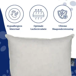 Ten Cate Halfdonzen Hoofdkussen - 60x70 - 2 stuks