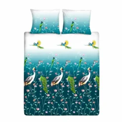 Ten Cate Katoenen Dekbedovertrek - 200x200/220 - Marit Blauw