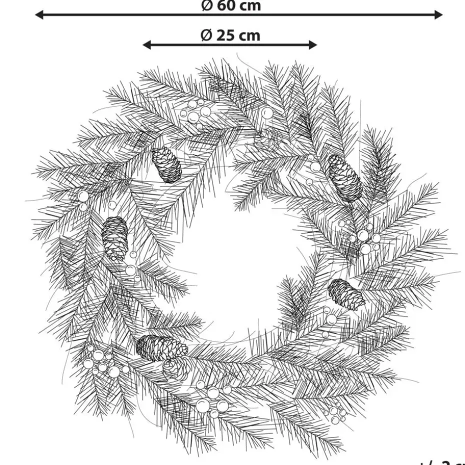 TENALA - Krans - Groen - Synthetisch materiaal