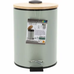 Tendance Badkamer prullenbak Bamboo vibe - soft close - 3 ltr