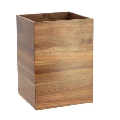 Tendance Badkamer prullenbak - 7.5L - donker bruin - 26 cm