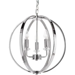 TENOIRO - Kroonluchter - Zilver - IJzer