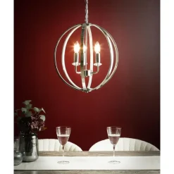 TENOIRO - Kroonluchter - Zilver - IJzer