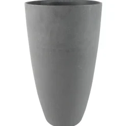 Ter Steege Bloempot - gerecycled kunststof - grijs - 50 x 29 cm