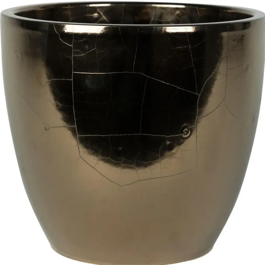 Ter Steege Bloempot - goud - Scandinavisch - 20 x 19 cm