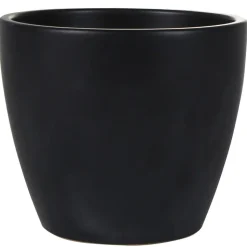 Ter Steege Bloempot - zwart - Scandinavisch - 16 x 18 cm