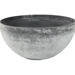 Ter Steege Bloempot schaal - kunststof - grijs - D55xH23 cm