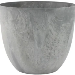 Ter Steege Plantenpot - betongrijs - kunststof - 38 x 33 cm