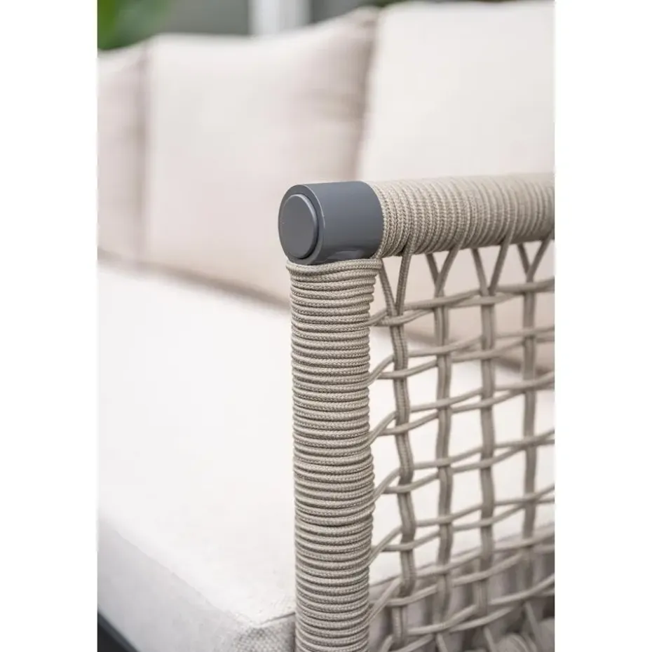 Teramon hoekset - 4-dlg. - carbon black - taupe - desert sand