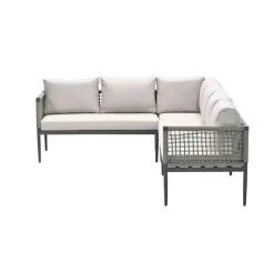 Teramon hoekset - 4-dlg. - carbon black - taupe - desert sand