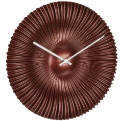 TFA radio gestuurde wandklok - kunststof - koper - Dia 18 cm