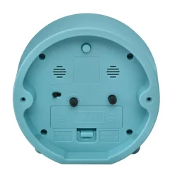 TFA wekker - alarmklok - lichtblauw - 11 x 11 cm - kunststof