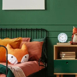 TFA wekker - alarmklok - lichtblauw - 11 x 11 cm - kunststof