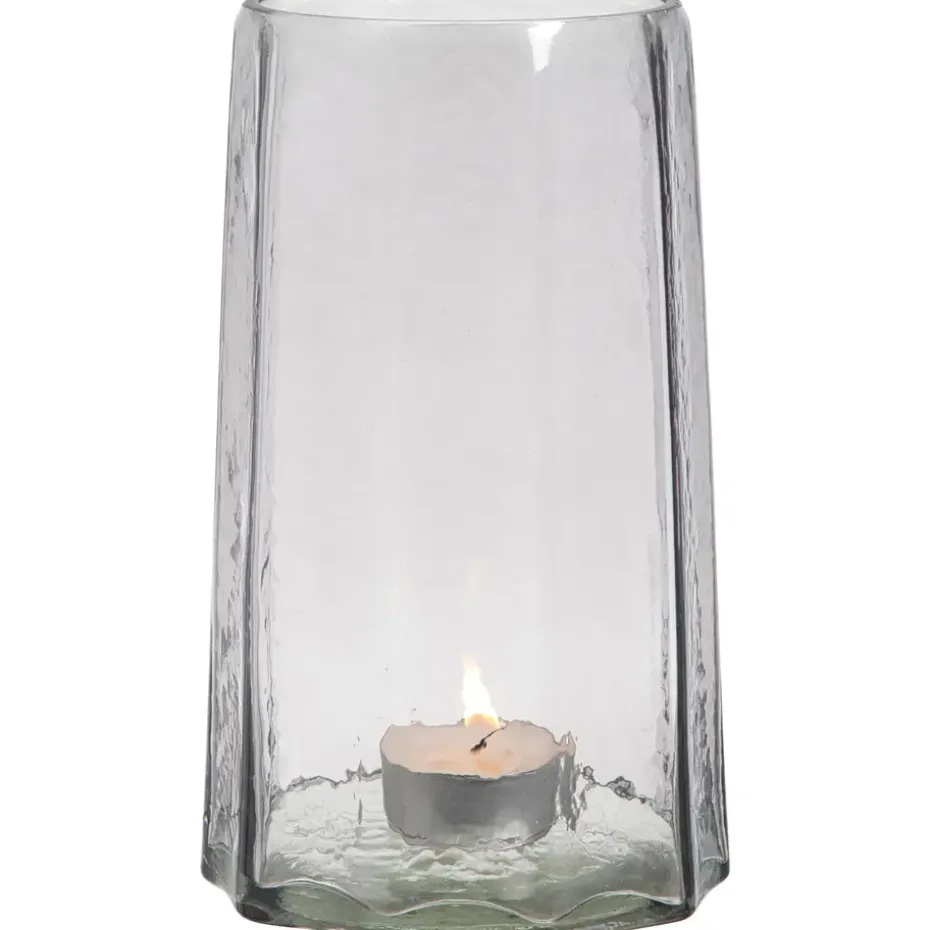 Theelichthouder Dily - zand - 25xØ15 cm