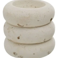 Theelichthouder Nordic - off-white - 6,5xØ7 cm