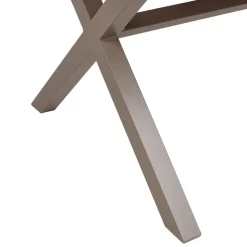 TIANO - Tuintafel - Taupe - Aluminium