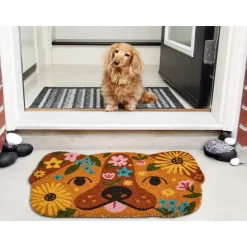 TIBIG - Deurmat - Meerkleurig - 60 x 90 cm - Kokos