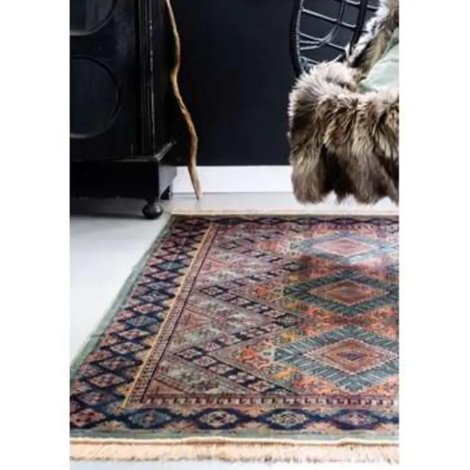 Tier Vintage Vloerkleed Khepera Groen