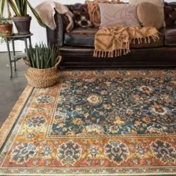 Tier Vloerkleed - Chir - Groen/Oranje - 160x 230 cm