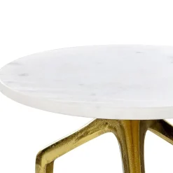 TILPA - Bijzettafel - Wit - Marmer