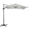 Tiltable Floating Parasol 250x250 cm - Starker schwimmender Sonnenschirm - Ecru