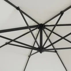 Tiltable Floating Parasol 250x250 cm - Starker schwimmender Sonnenschirm - Ecru