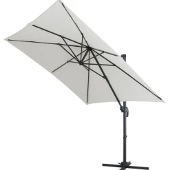 Tiltable Floating Parasol 250x250 cm - Starker schwimmender Sonnenschirm - Ecru