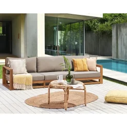 TIMOR II - Tuinbank 3-zits - Lichthout - Gecertificeerd Acaciahout