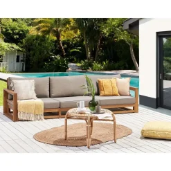 TIMOR II - Tuinbank 3-zits - Lichthout - Gecertificeerd Acaciahout