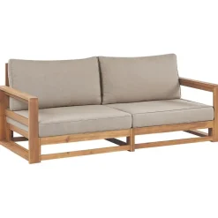 TIMOR II - Tuinbank 2-zits - Lichthout - Gecertificeerd Acaciahout