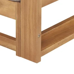 TIMOR II - Tuinbank 2-zits - Lichthout - Gecertificeerd Acaciahout