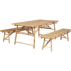 TINDARI - Tuinset 4-zits - Lichthout - Bamboe