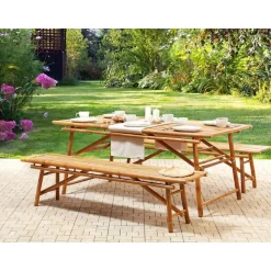 TINDARI - Tuinset 4-zits - Lichthout - Bamboe