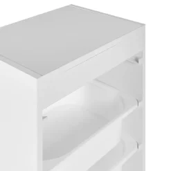 TOBIN - Kast met 4 lades - Wit - Vezelplaat