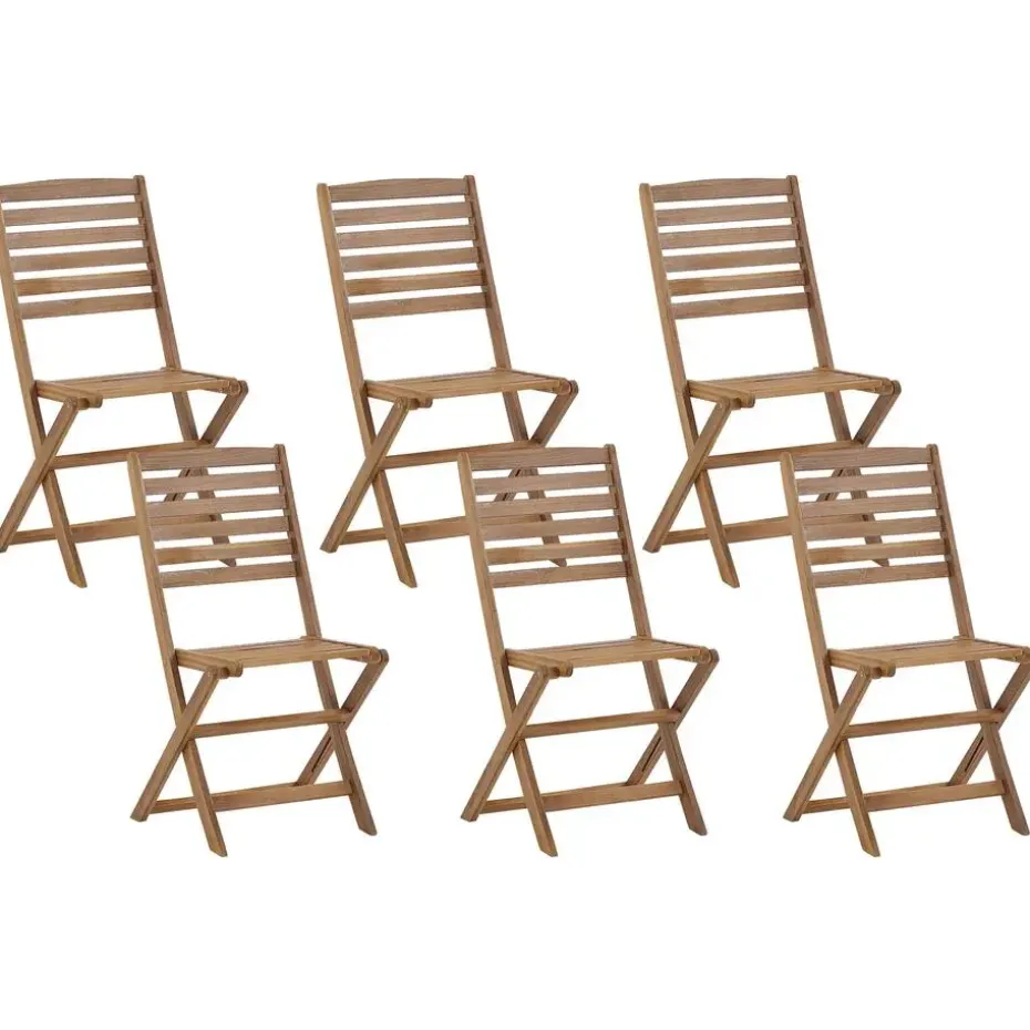 TOLVE - Tuinmeubel set - Lichte houtkleur - Acaciahout