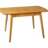 TOMS - Uitschuifbare eettafel - Lichthout - 100/130 x 80 cm - MDF