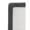 Topper hoeslaken - jersey - antraciet - 180x200/220 cm