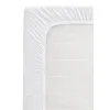 Topper hoeslaken - jersey - wit - 180x200/220 cm